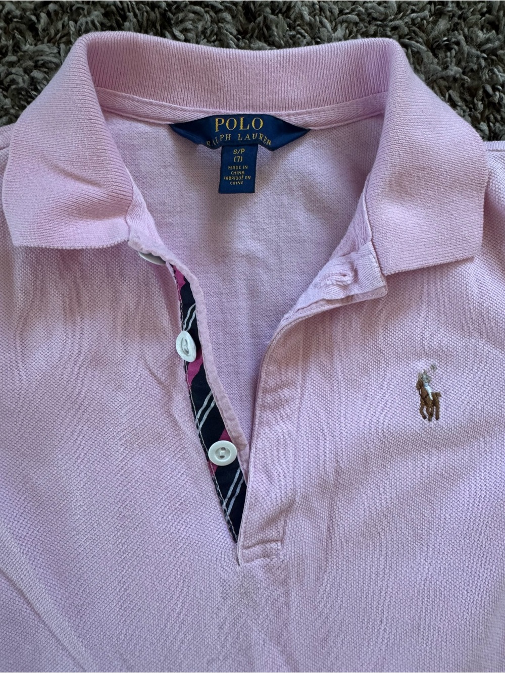 Polo Ralph Lauren Pink Classic Polo Dress